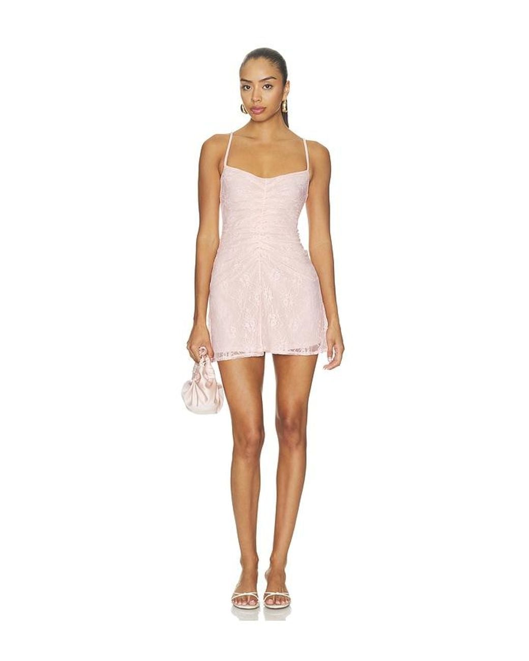 Lovers + Friends White Cas Mini Dress