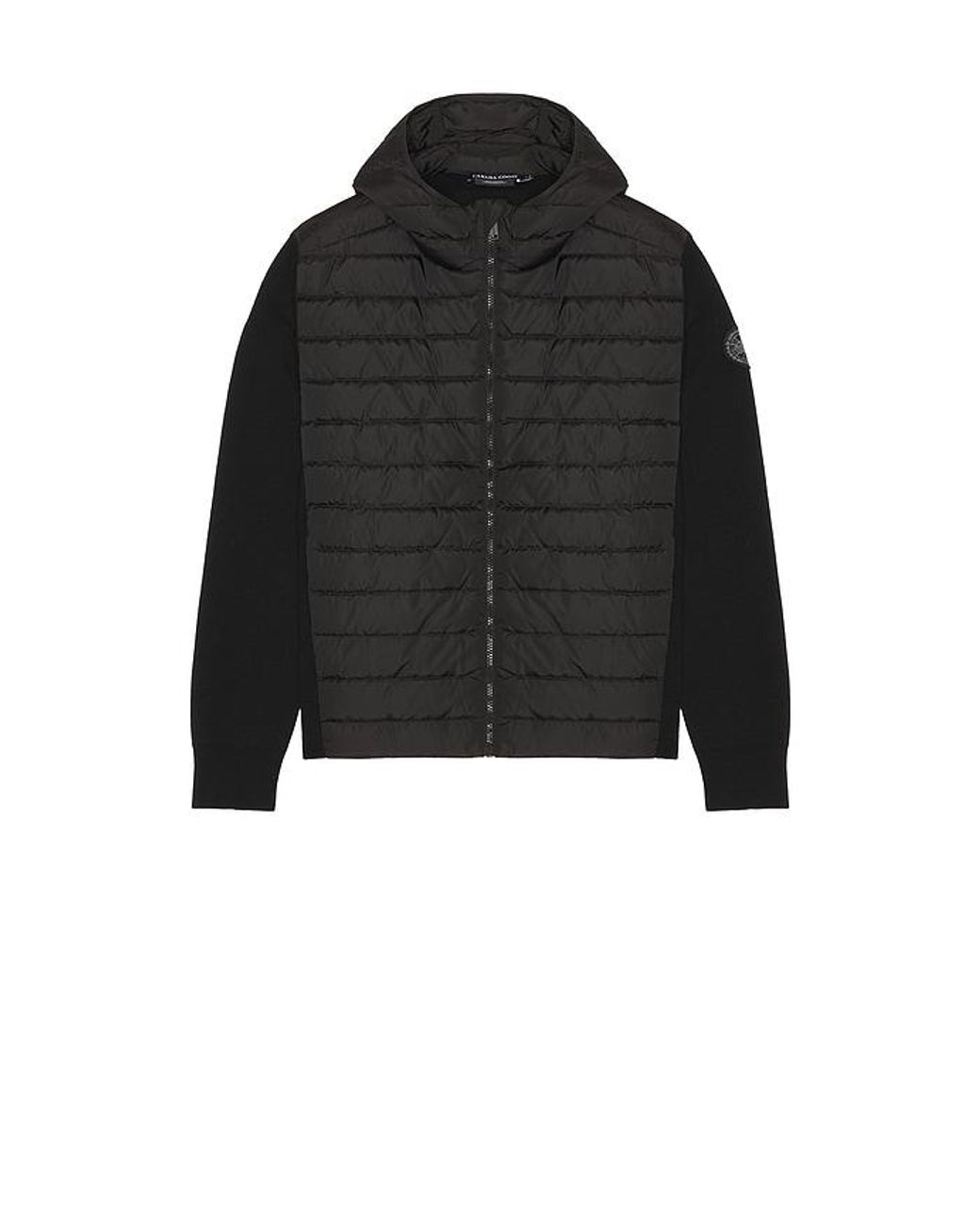 Canada Goose Black Hybridge Flavio Hoodie for men