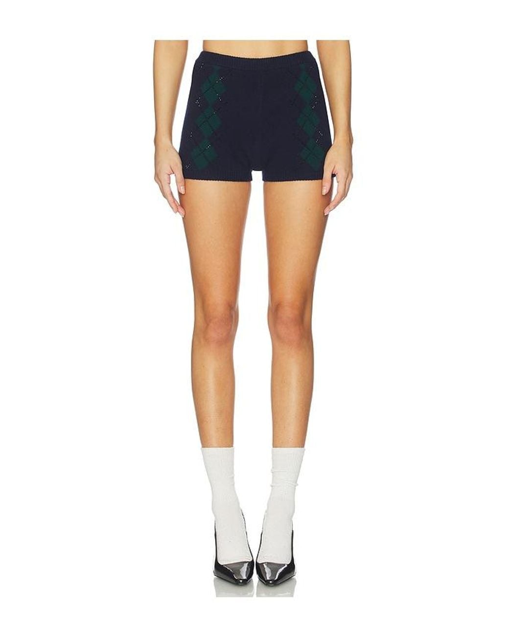 retroféte Blue Filomina Embellished Short