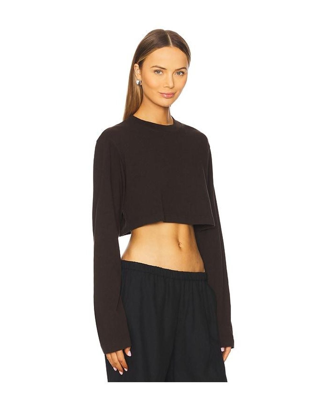 Cotton Citizen Black The Tokyo Crop Shirt