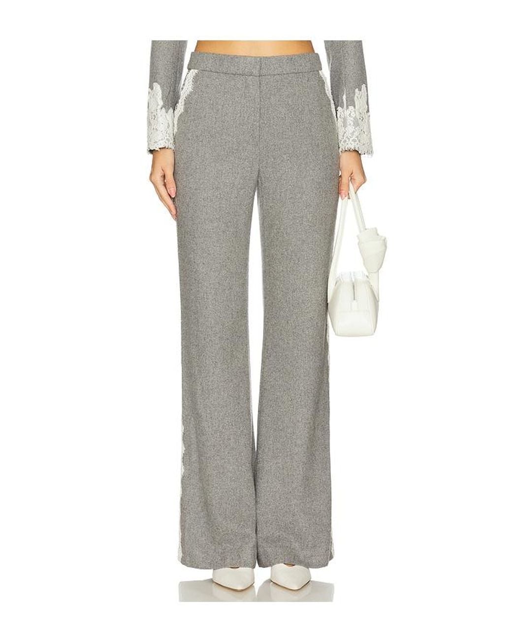 LoveShackFancy Gray Hose Oriaith
