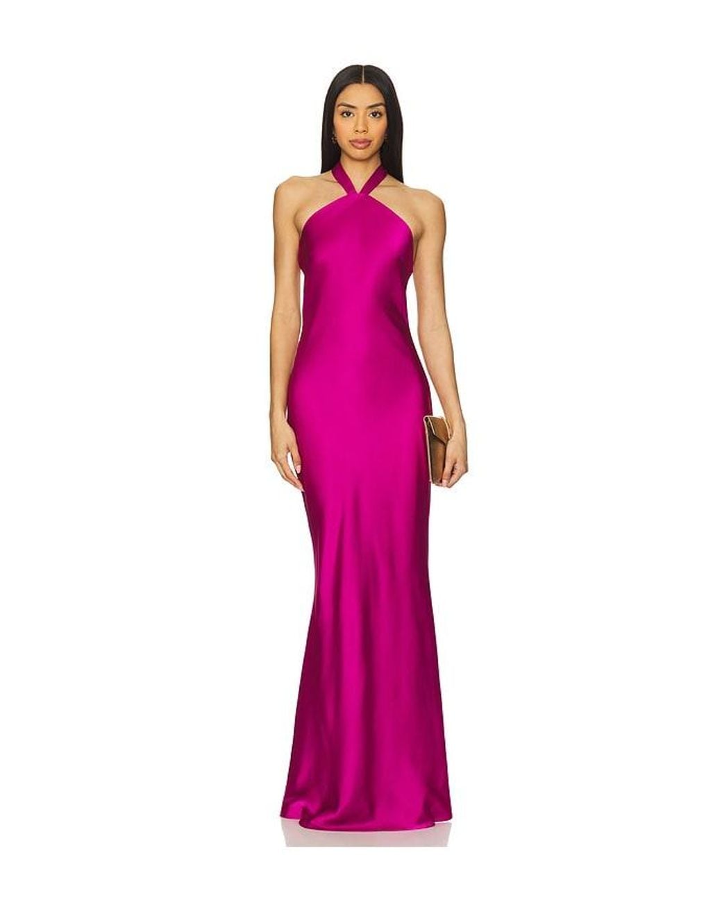 Runaway the Label Pink Chara Maxi Dress