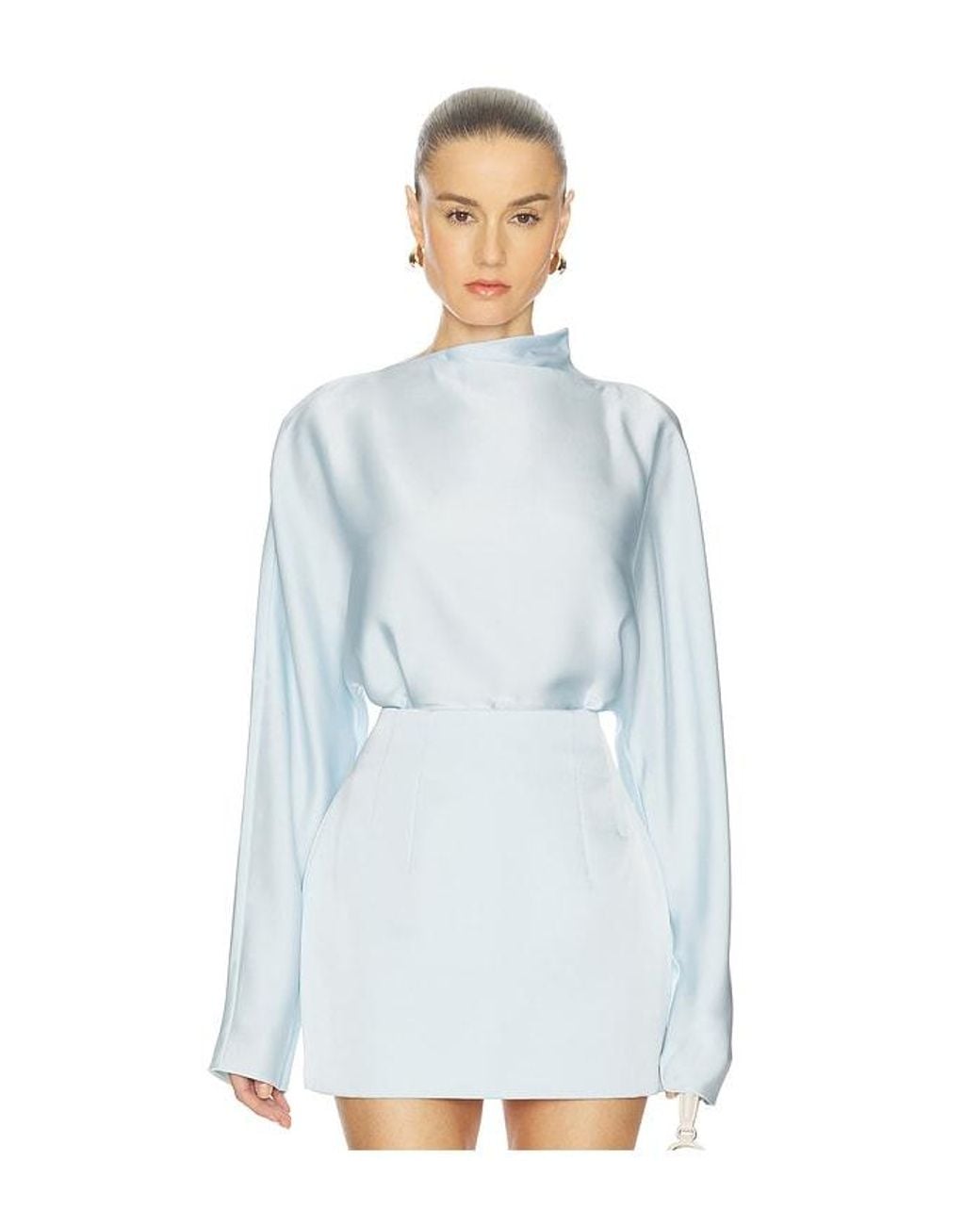 Camila Coelho Blue Ondina Top