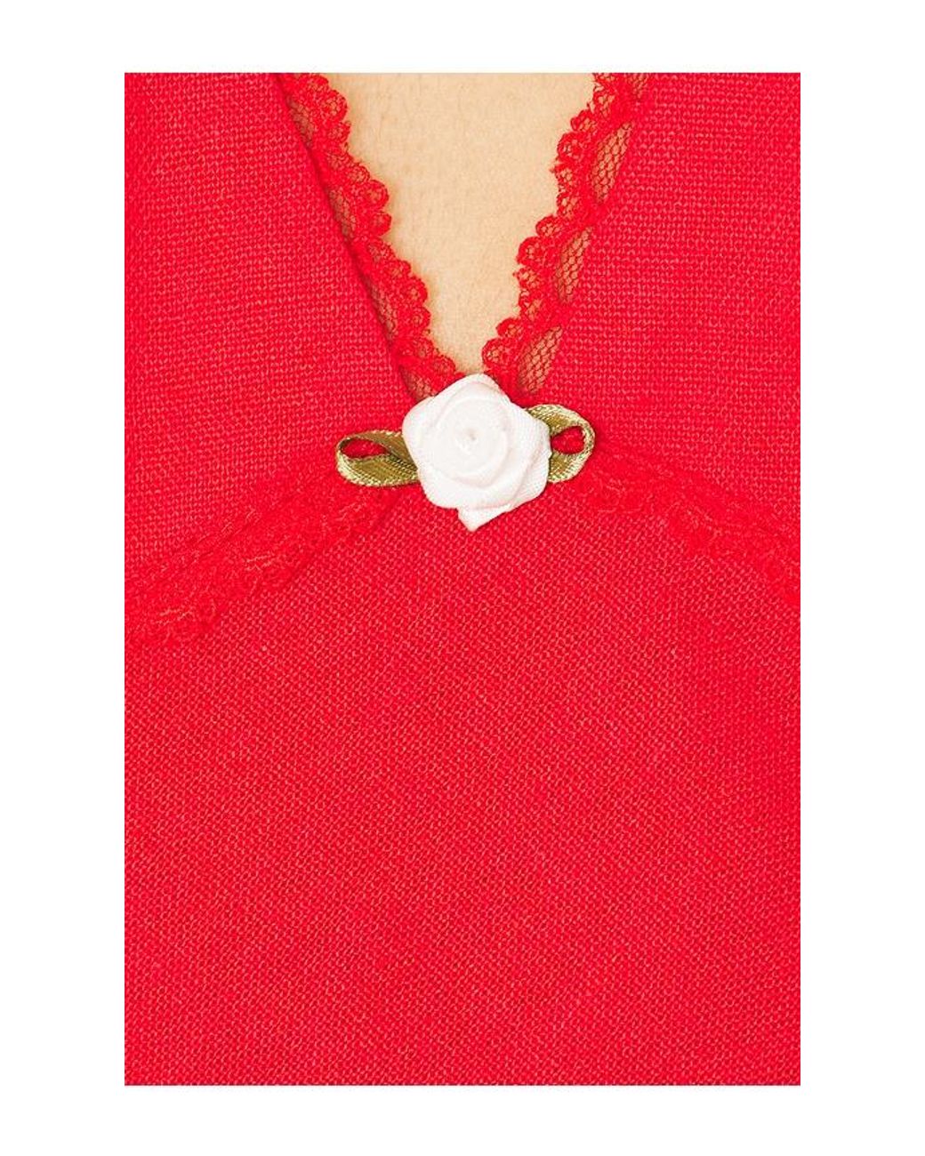Nia Red Celia Top