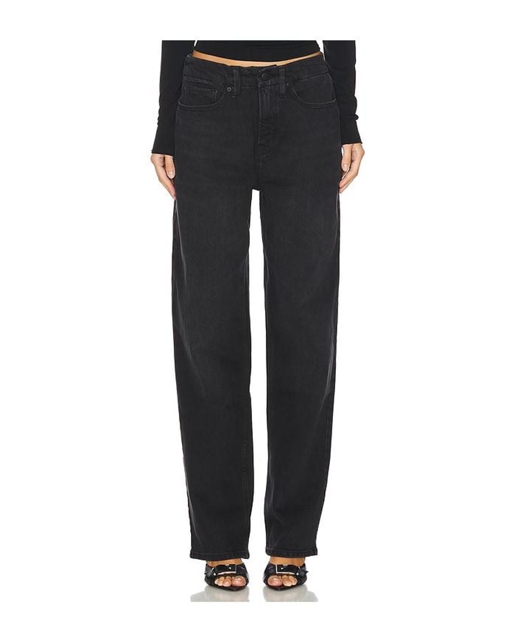 Recto(A) Good 90S En Color Negro Talla (También En 2, 20, 22) GOOD AMERICAN de color Black