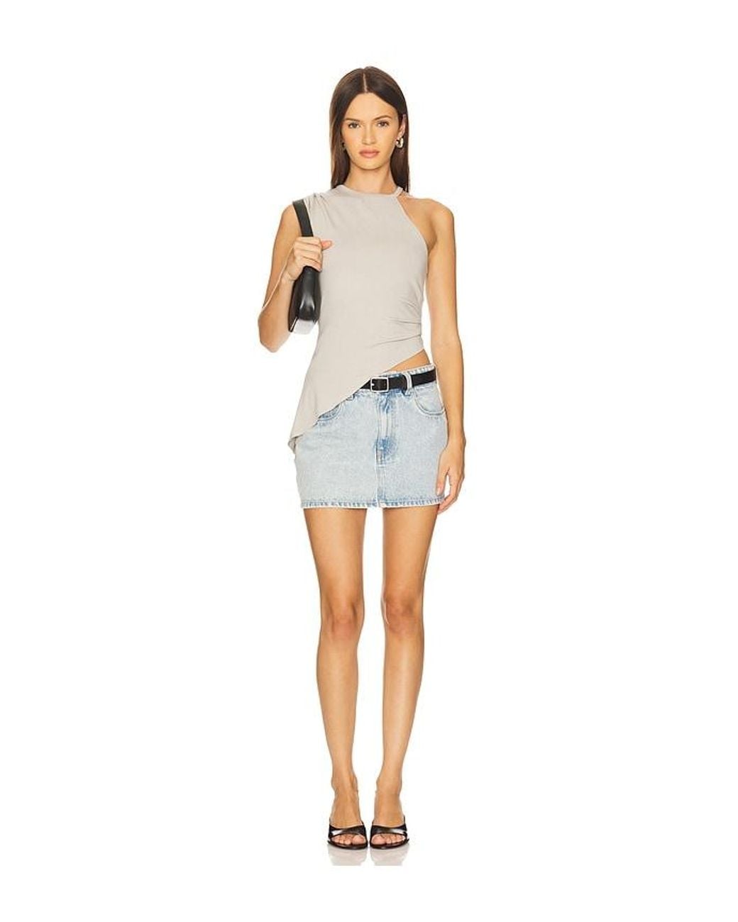Blank NYC Blue Denim Skirt