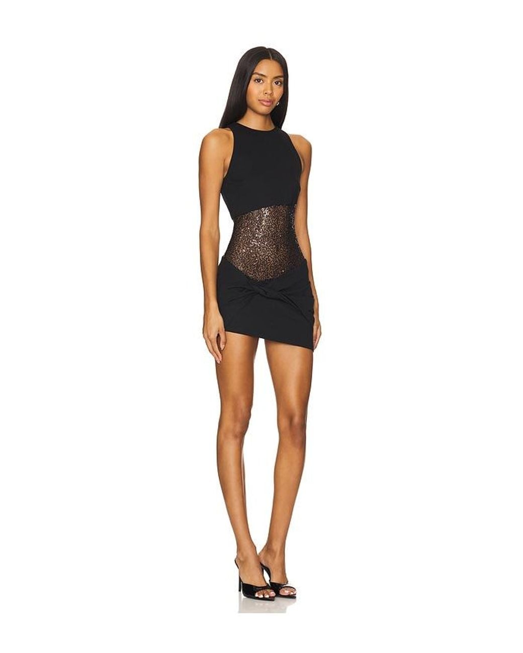 Camila Coelho Black Soraia Mini Dress