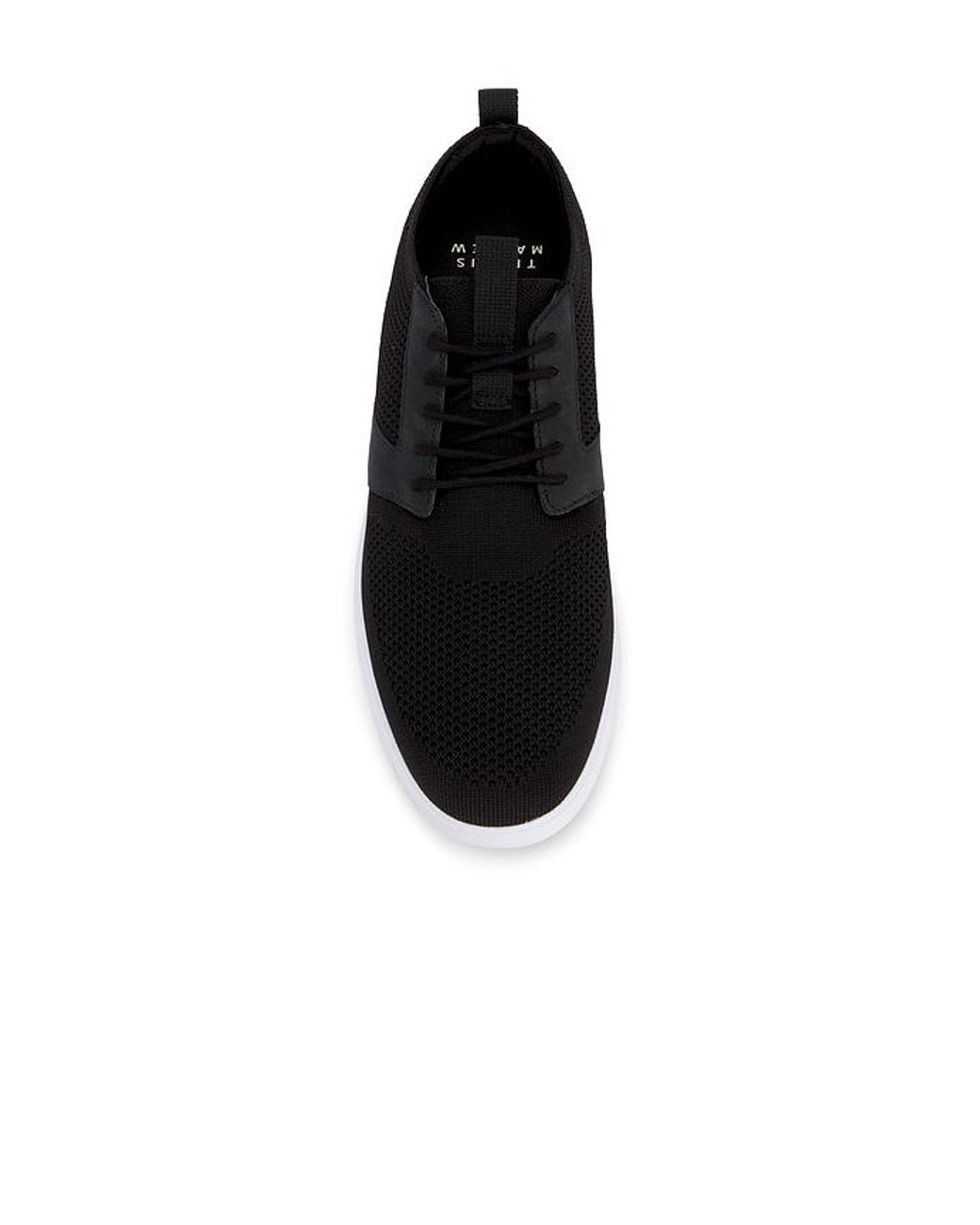Travis Mathew Black The Modern One Sneakers for men