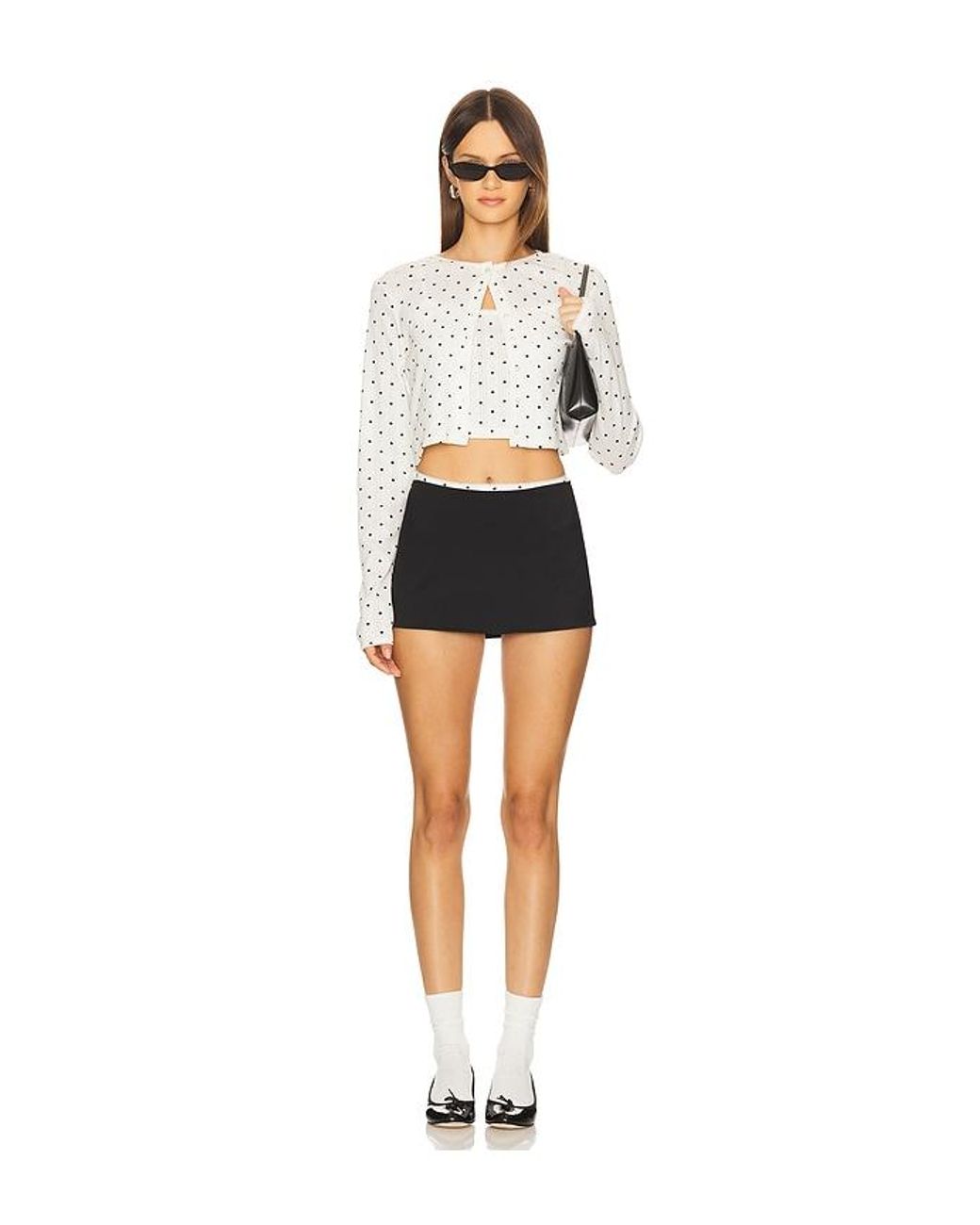 CUUP White Pointelle Cardigan