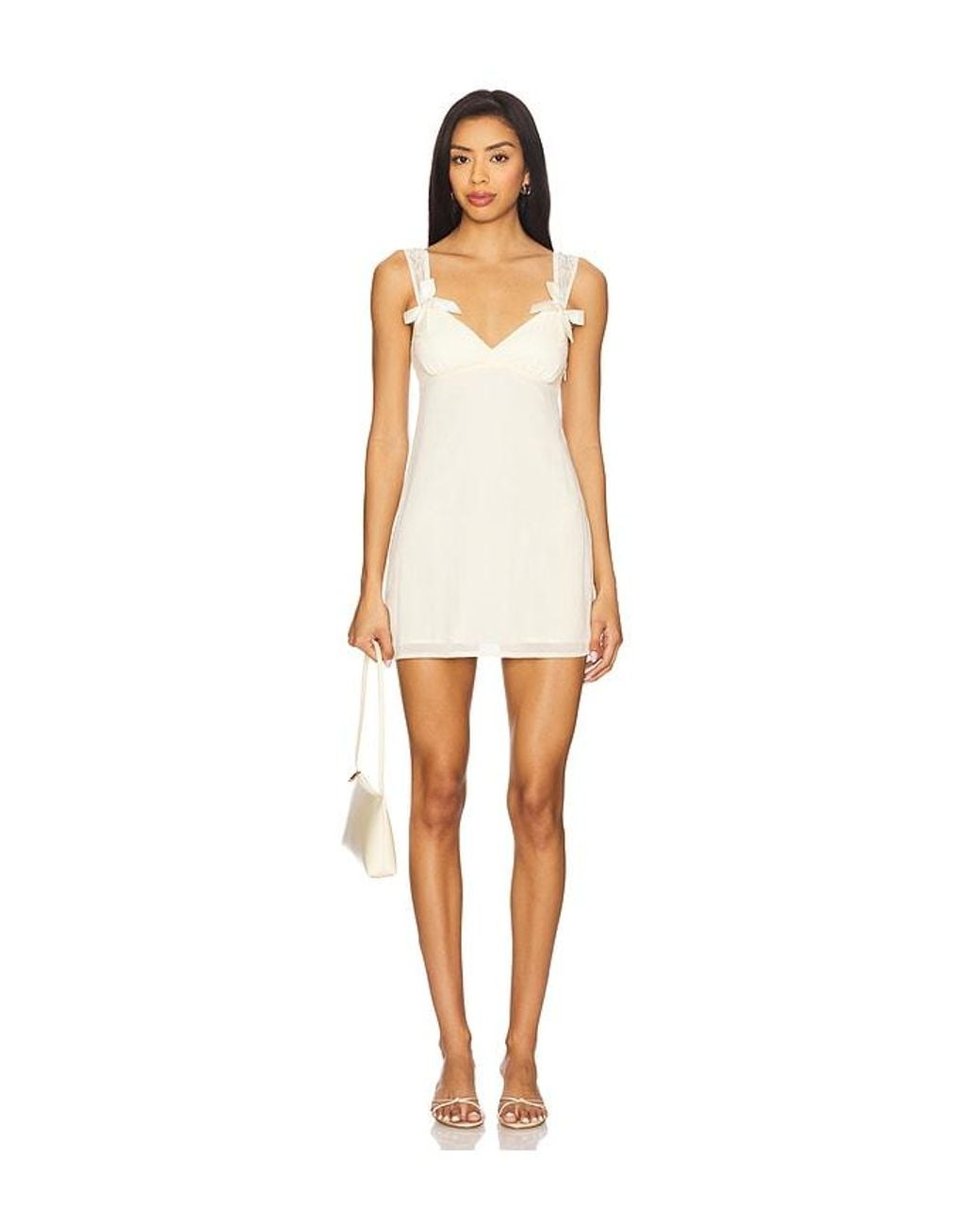 MORE TO COME White Ariele Baby Doll Dress