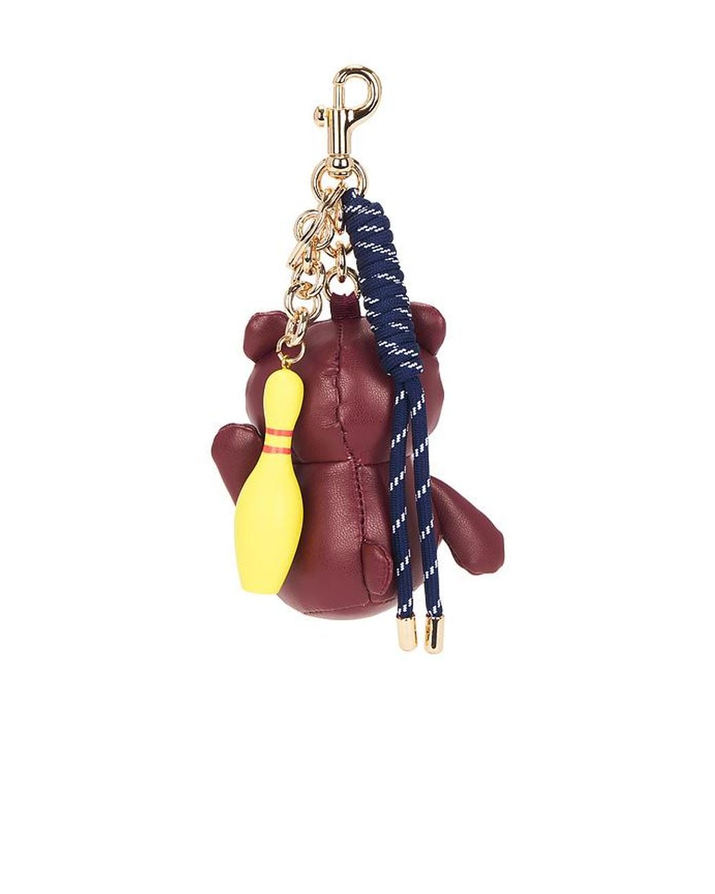 Llavero De Oso Irano En Color Burgundy Talla Essentiel Antwerp de color Red