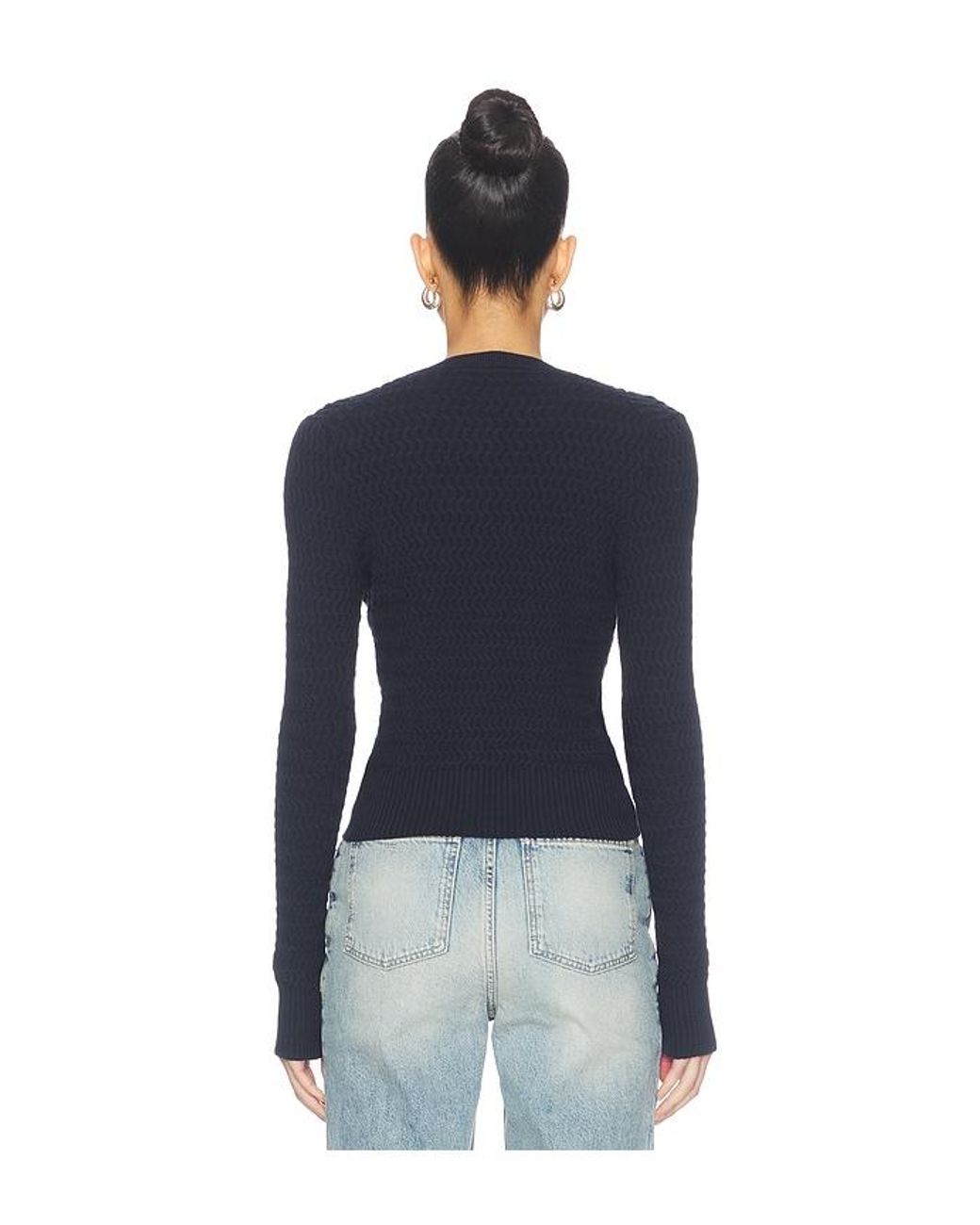 Proenza Schouler Blue Marci Cardigan