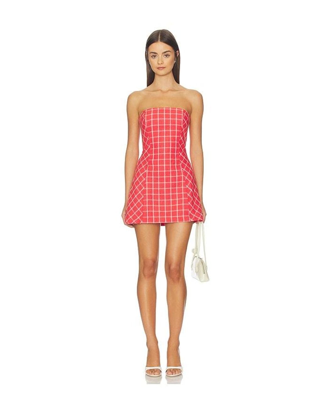 Amanda Uprichard Red Daisy Romper