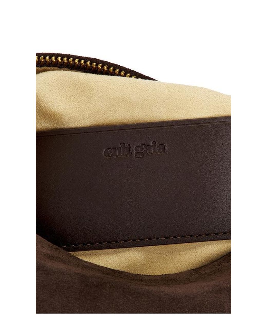 Cult Gaia Brown Preston Shoulder Bag