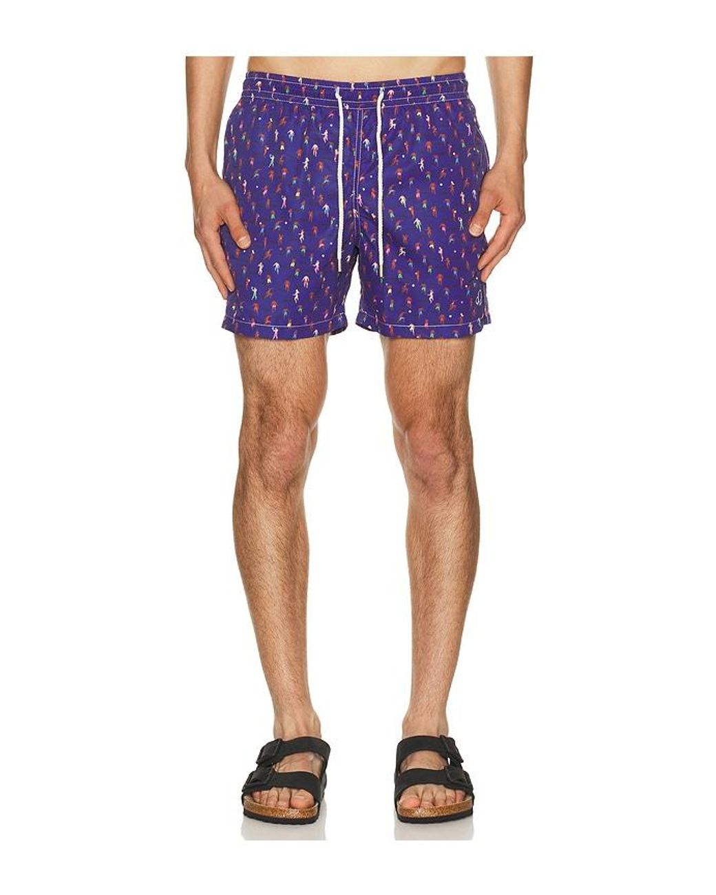 ARRELS Barcelona Blue Altinha X Malika Favre Exclusive Swim Shorts for men