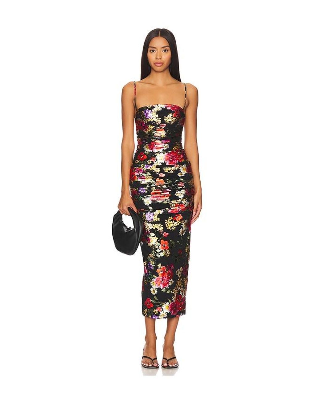 knee length dresses for ladies Charlize Strap Midi  SHOP HIMEI