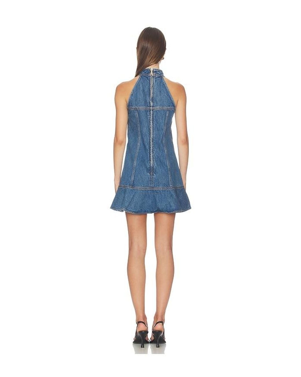 Cult Gaia Blue Neroli Dress