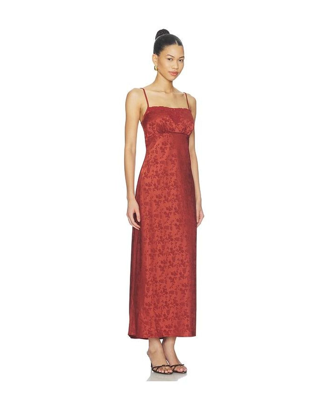 Astr Red Kristian Dress
