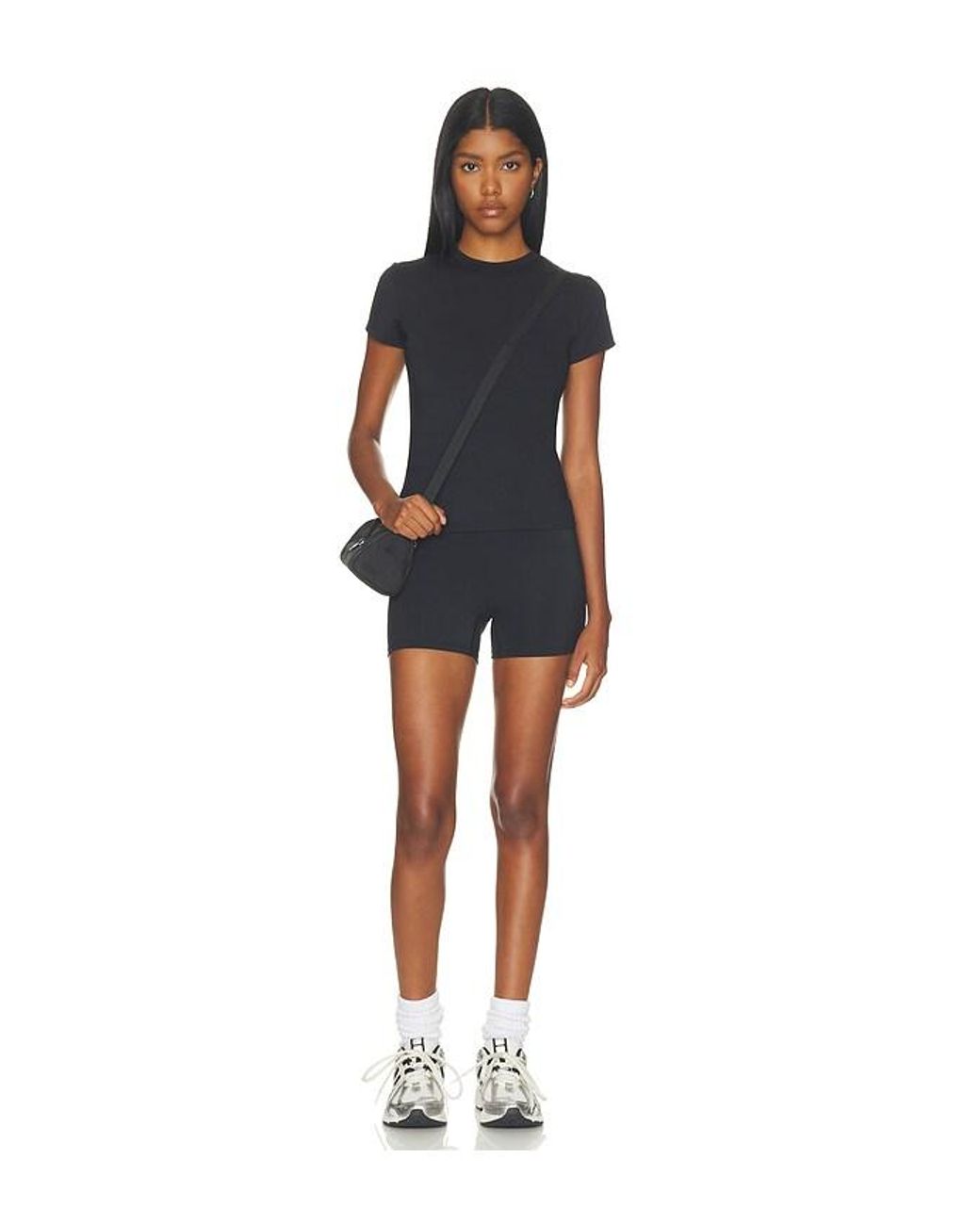 ADANOLA Blue Ultimate Ultra Crop Shorts