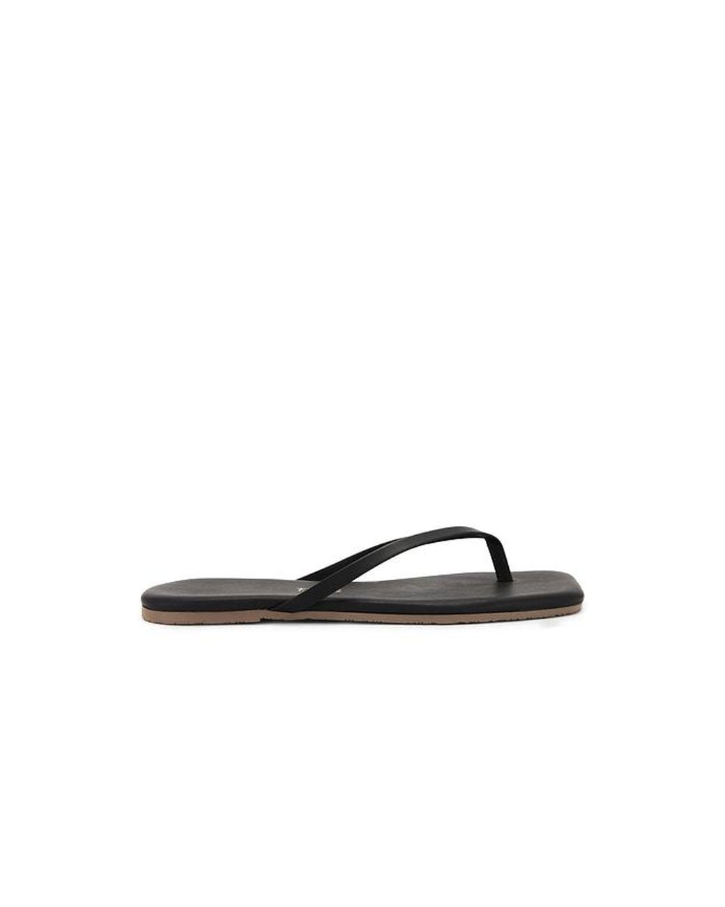 TKEES White Lily Square Toe Flip Flop