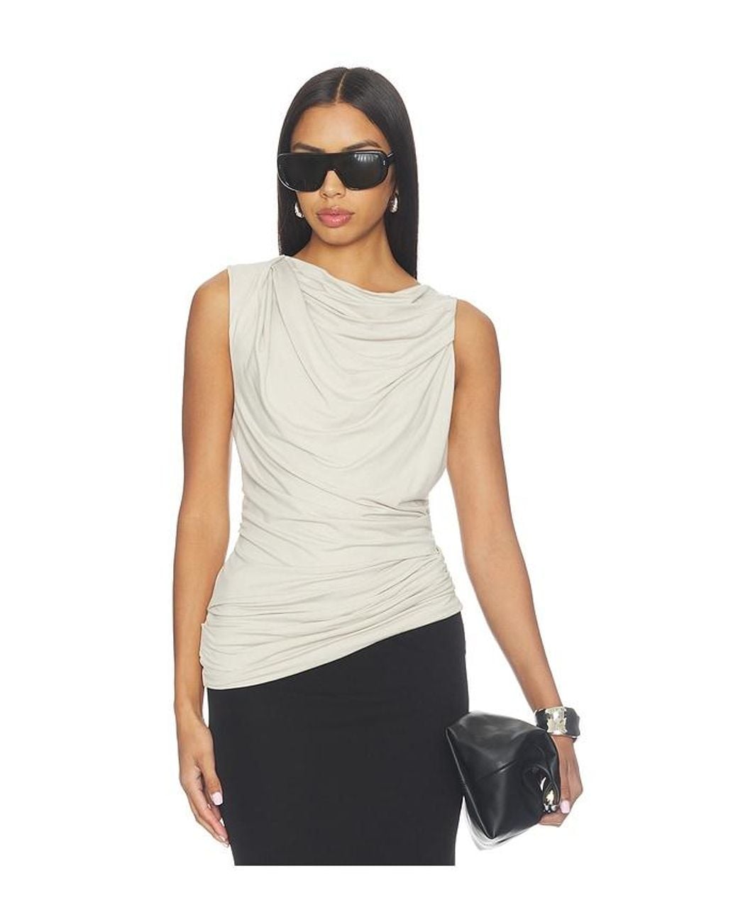Entire studios White Drape Tank