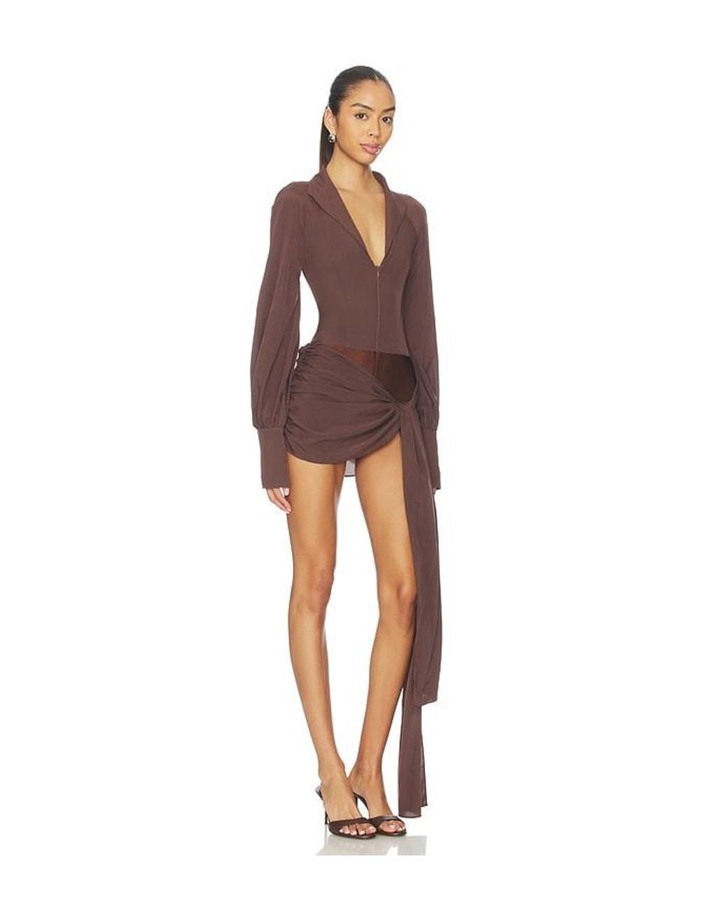 Kim Shui Red X Revolve Jeannie Mini Dress