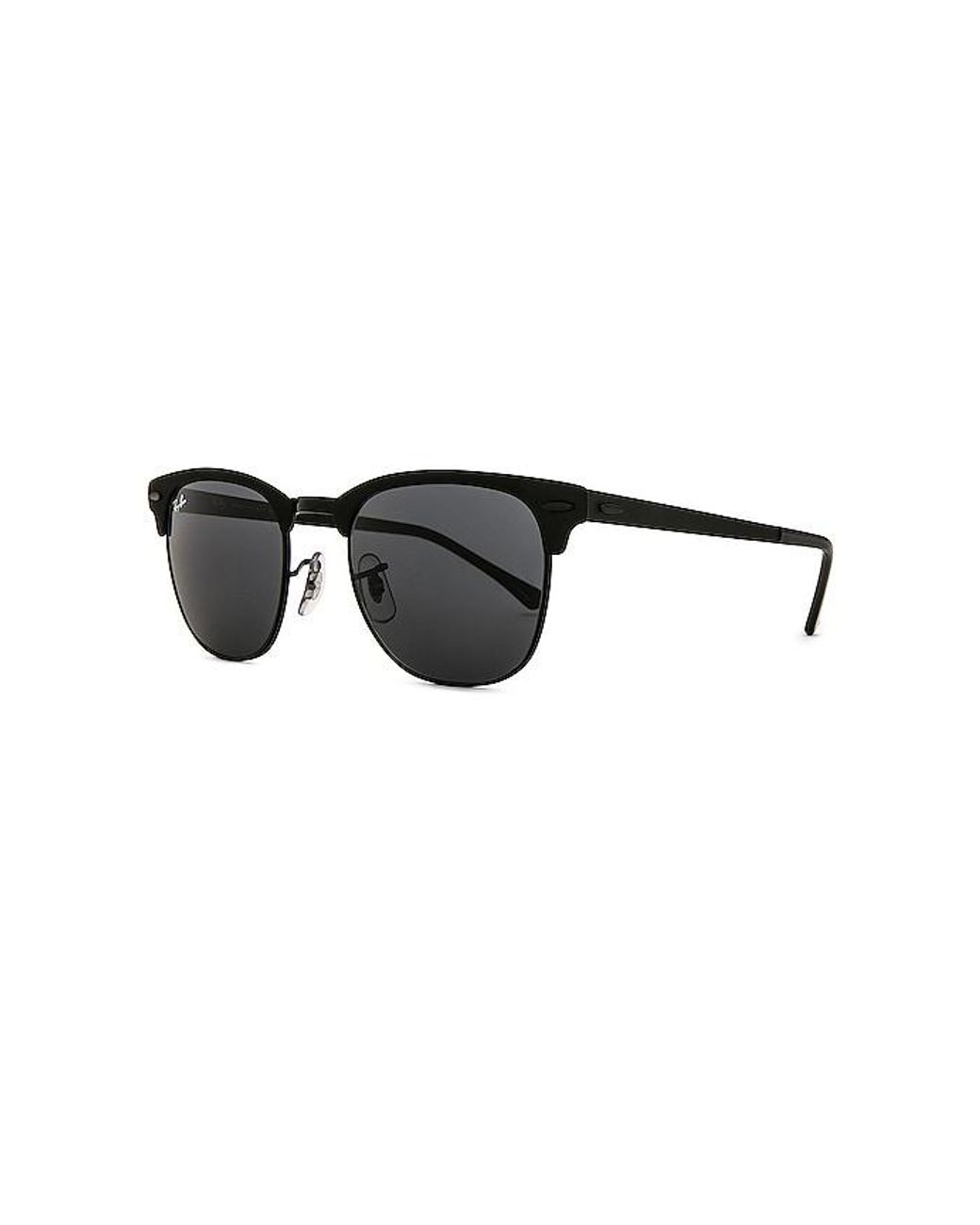 Ray-Ban Black Clubmaster Metal Sunglasses for men