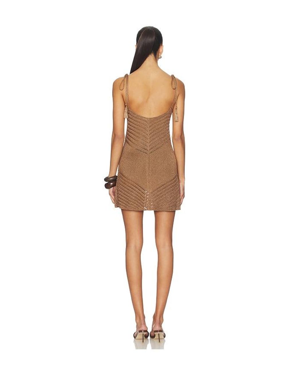 Devon Windsor Natural Halle Mini Dress