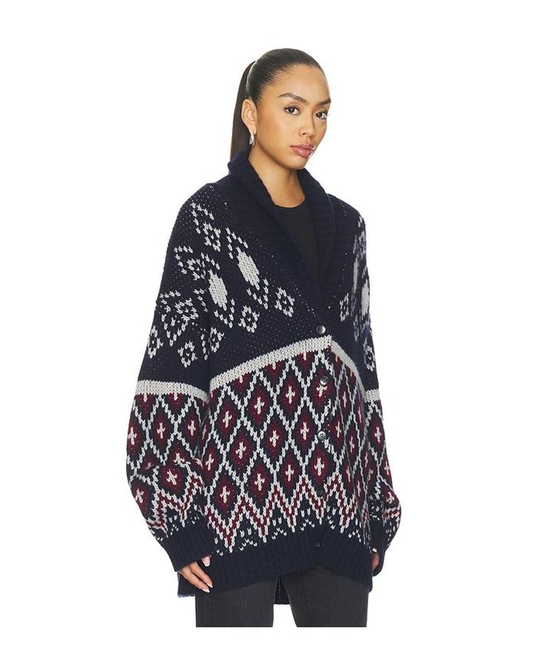 Lisa Yang Blue Arda Sweater
