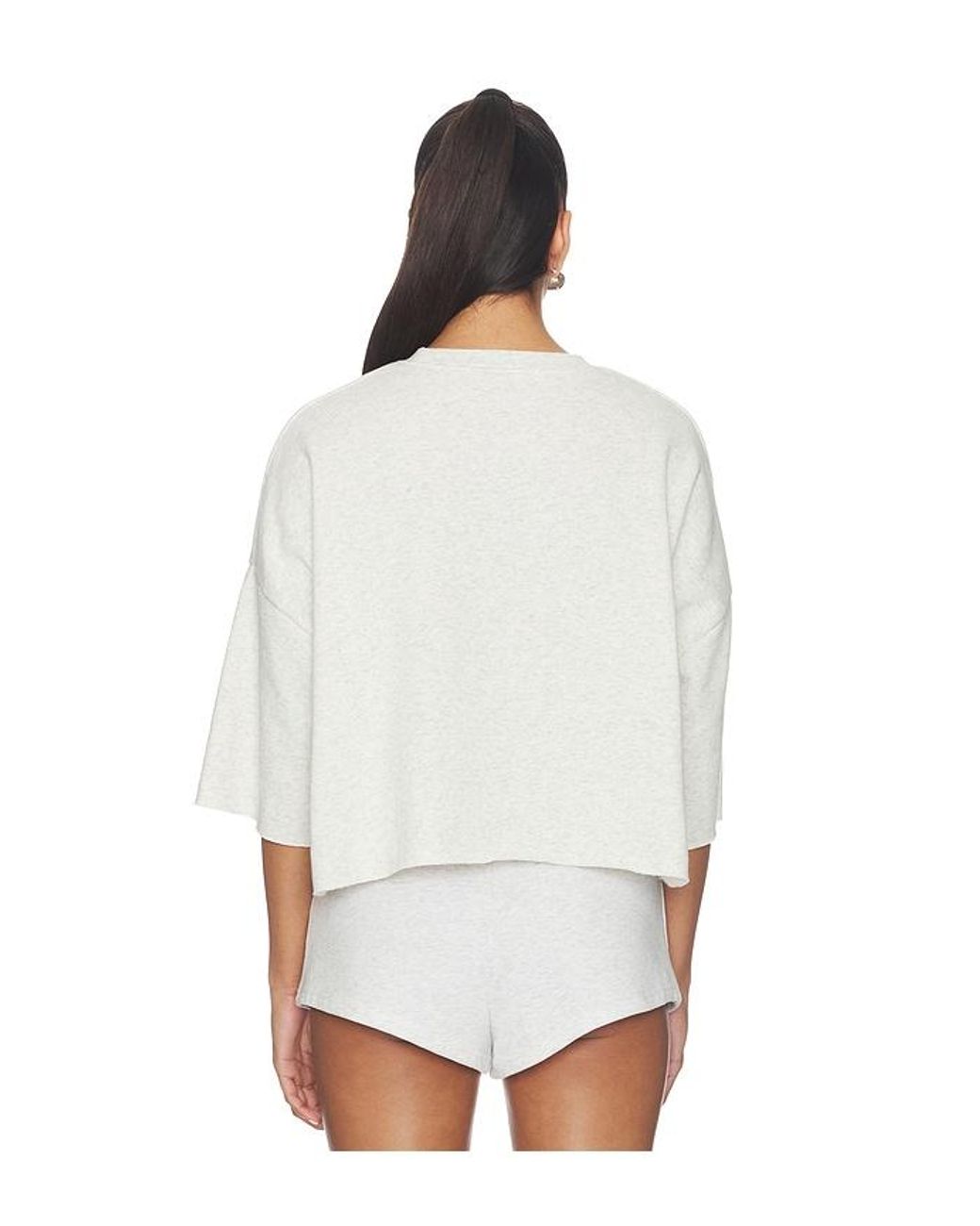 The Laundry Room White Welcome To America Crop Jumper
