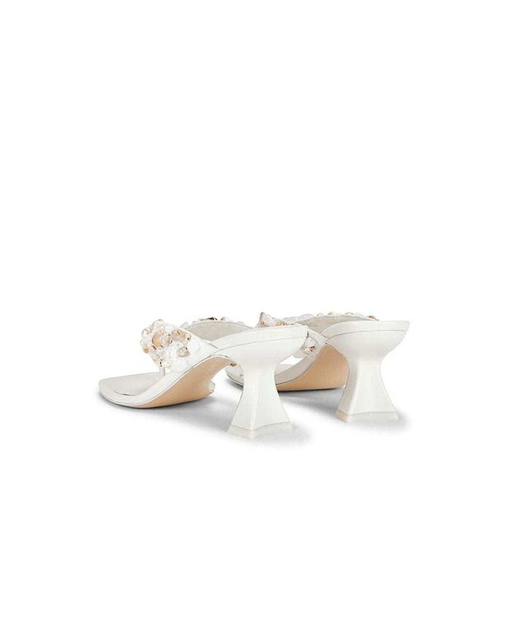Cult Gaia White Abi Sandal