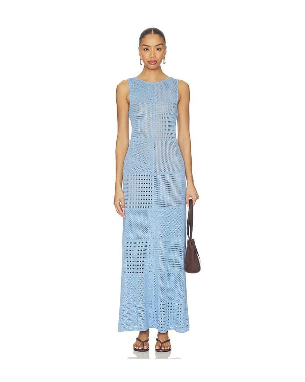 Solid & Striped Blue Kleid Morenzo
