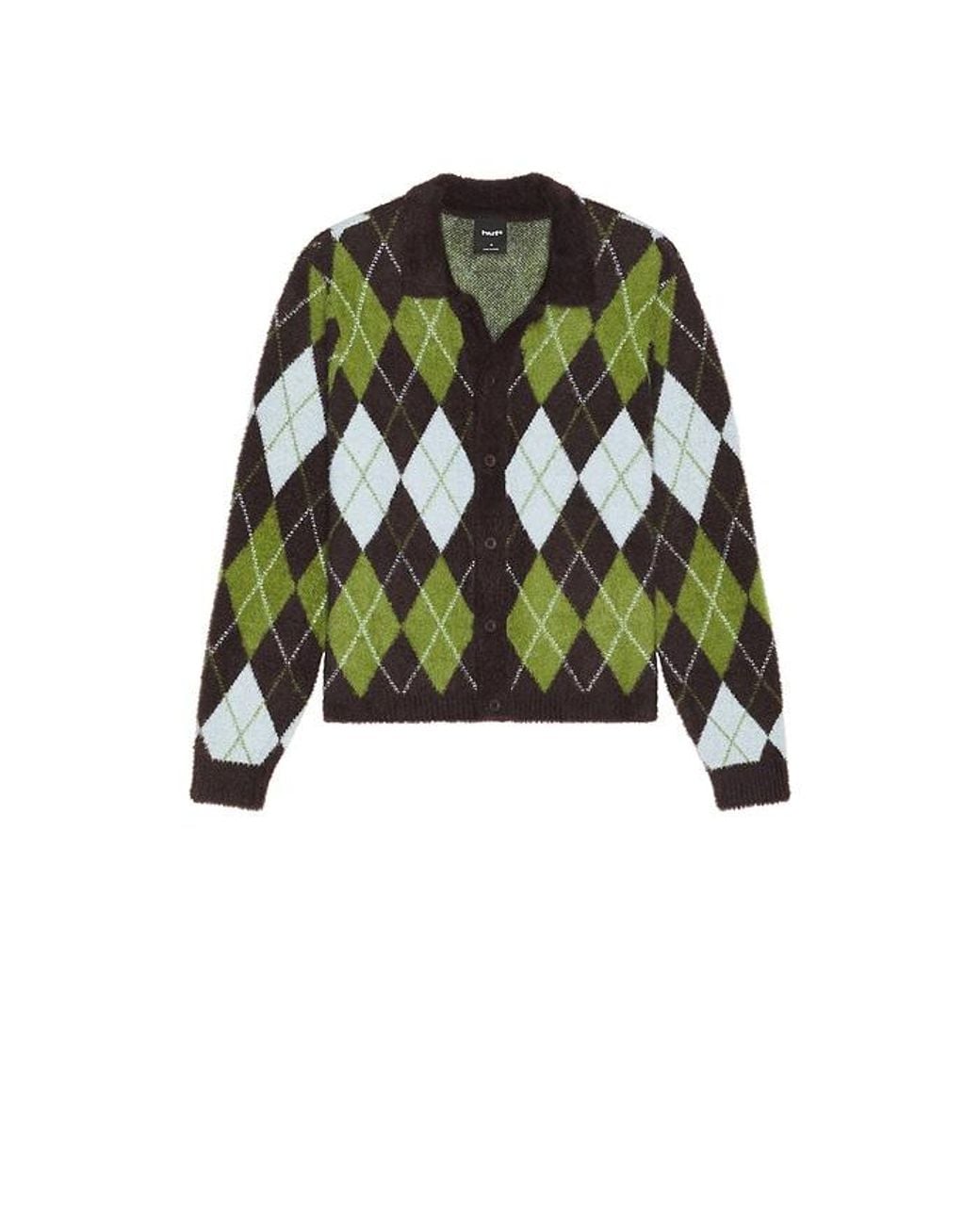 Huf Brown Cooper Mohair Sweater for men