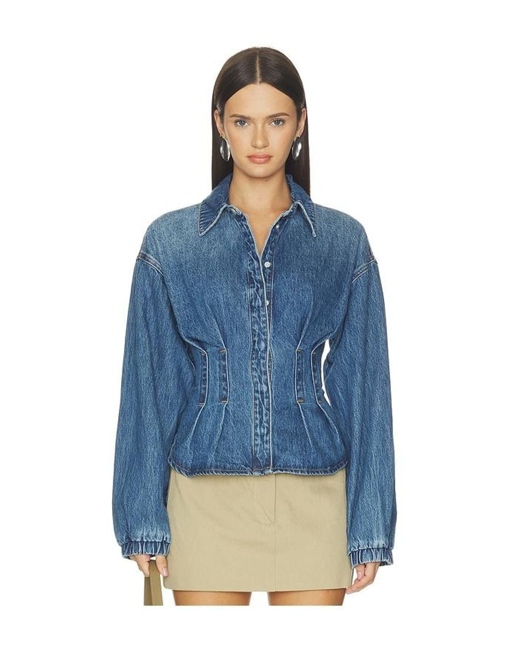 Blank NYC Blue Denim Shirt