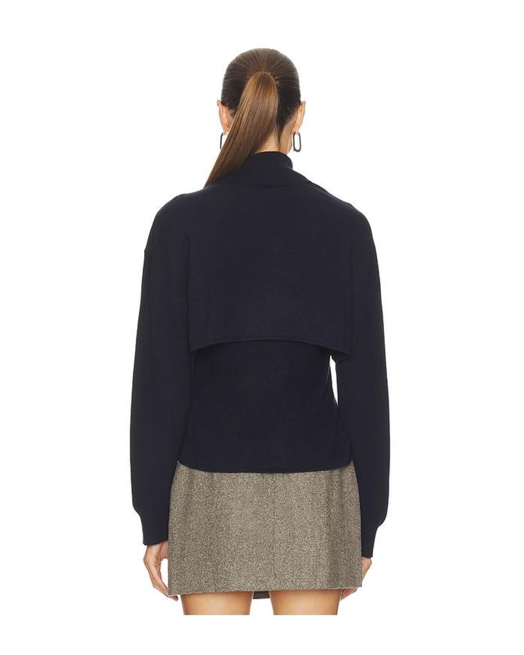 NAADAM Blue Cashmino Vest Set With Reversible Bolero