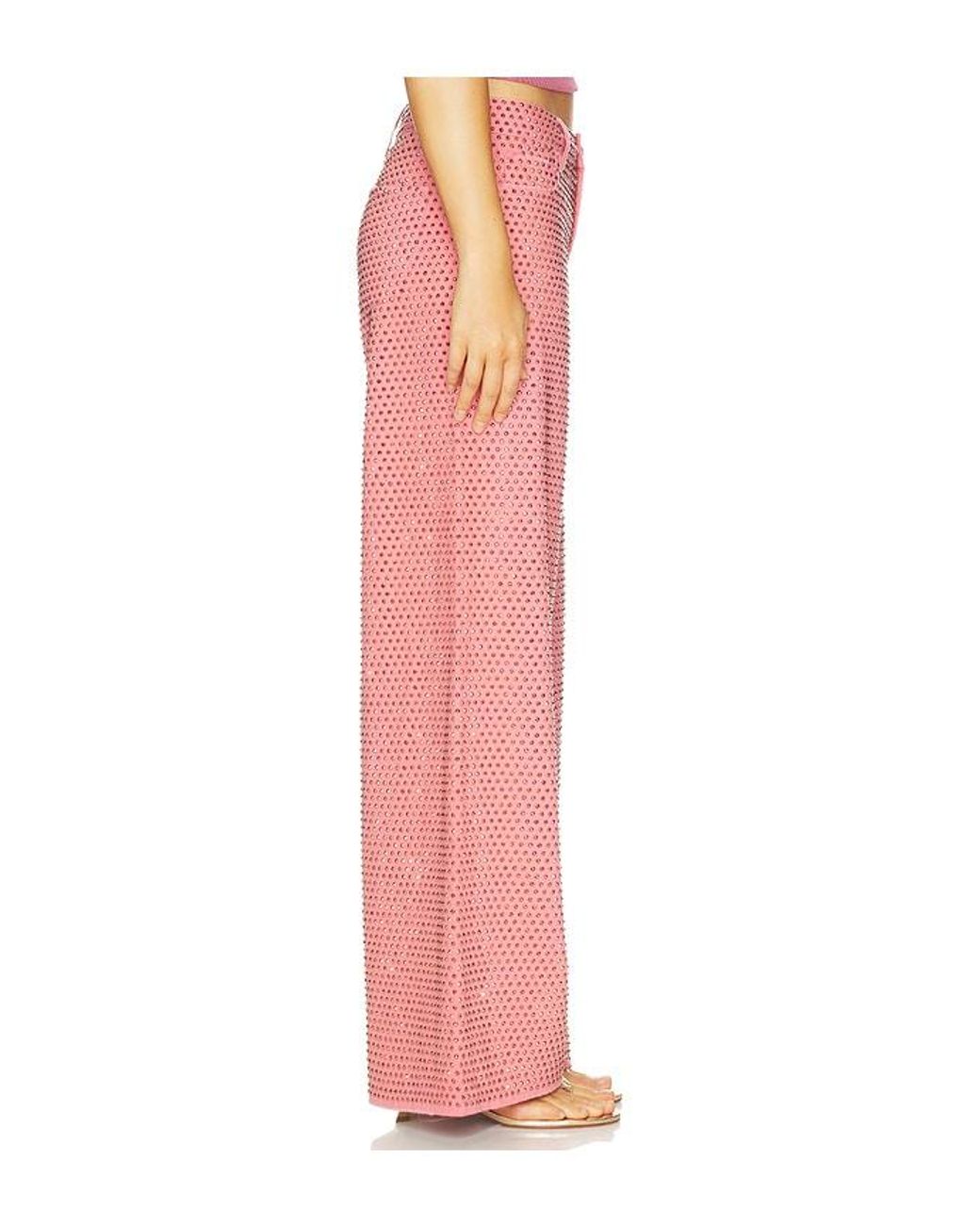 Alice + Olivia Pink Amazing Baggy Jean