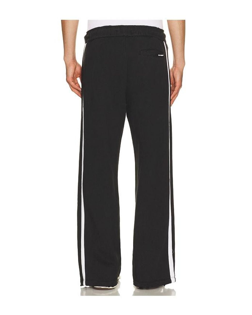 NAHMIAS Black Repaired Track Pant for men