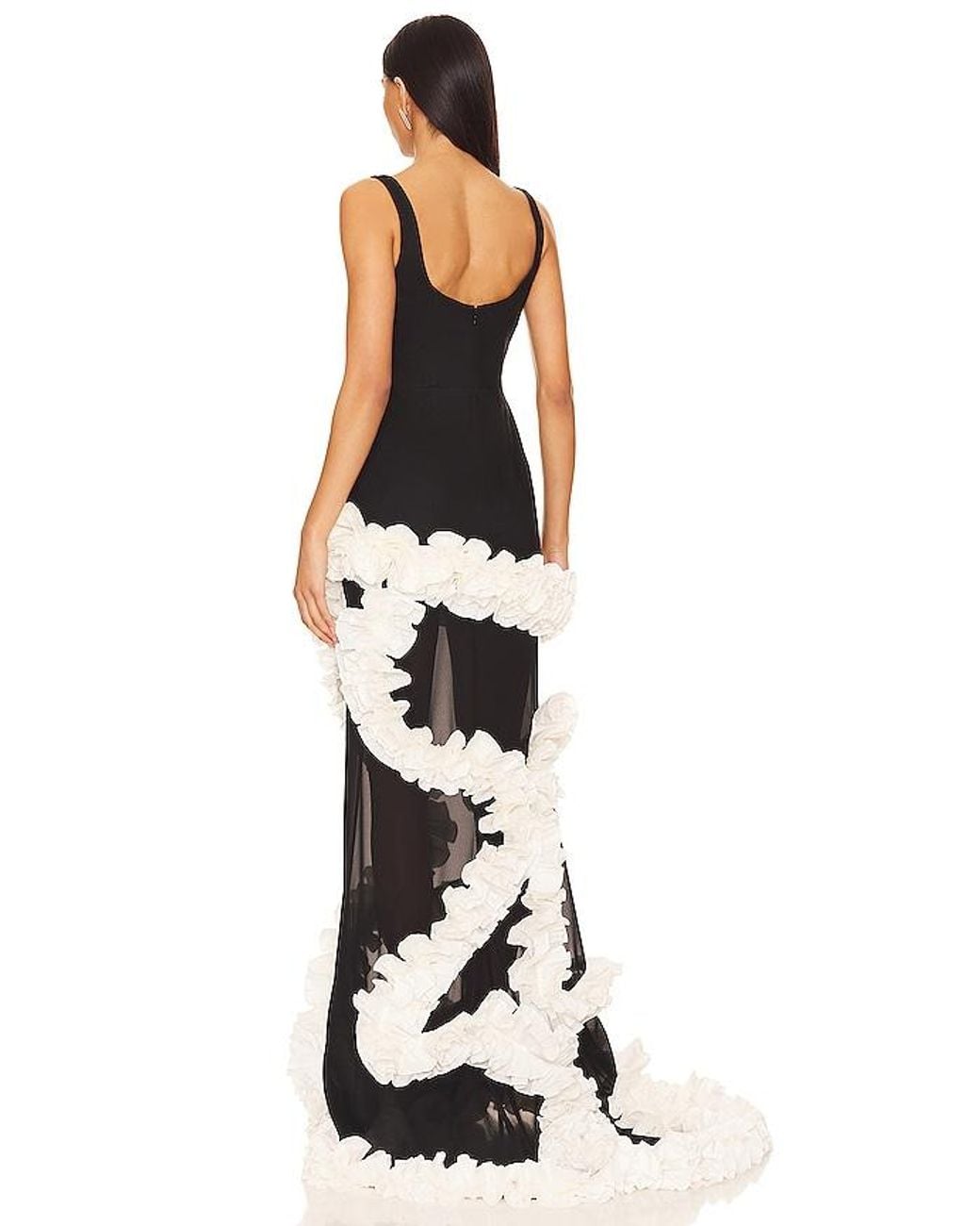 Nbd Black Wisteria Gown