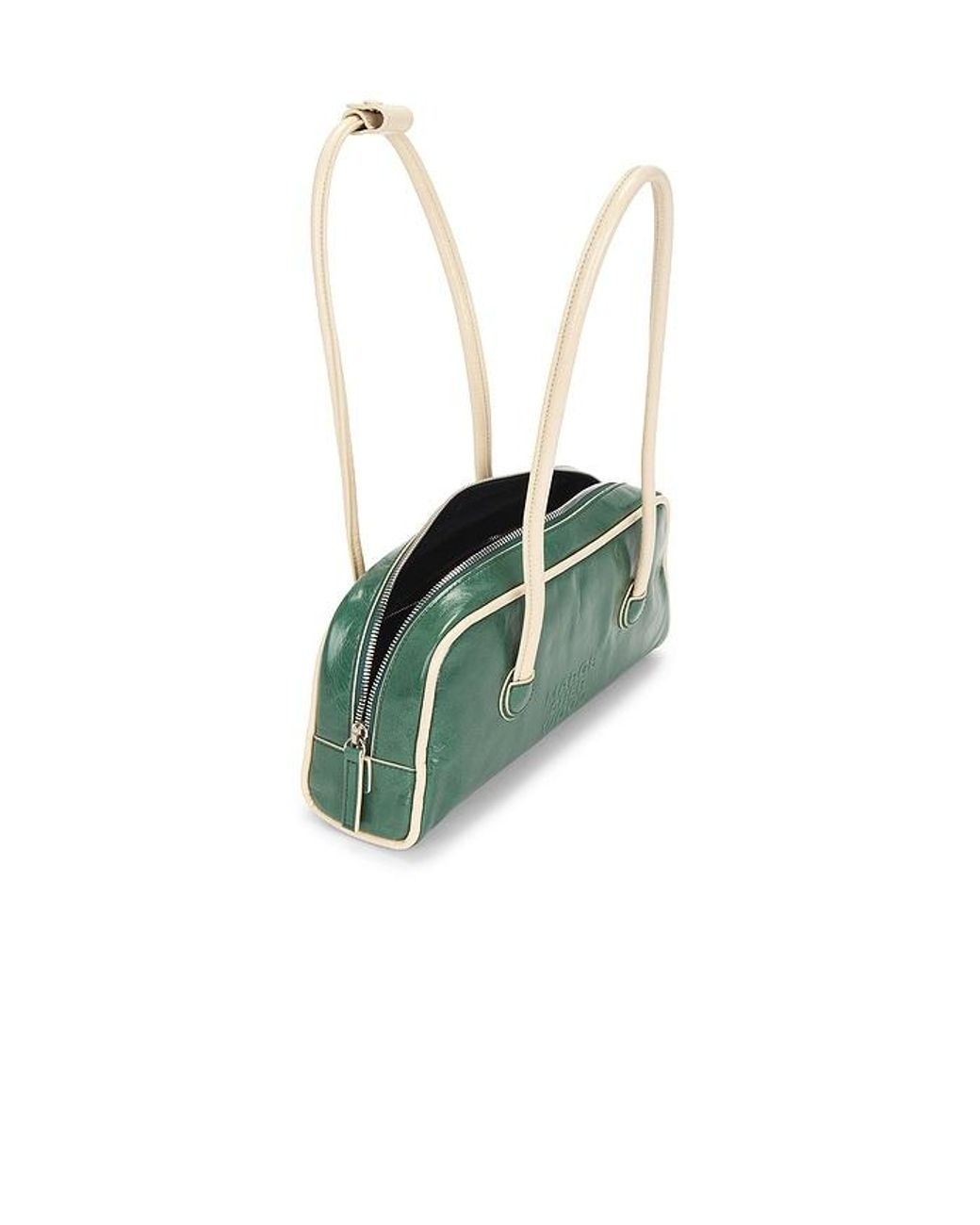 MARGE SHERWOOD Green Soft Boston Bag
