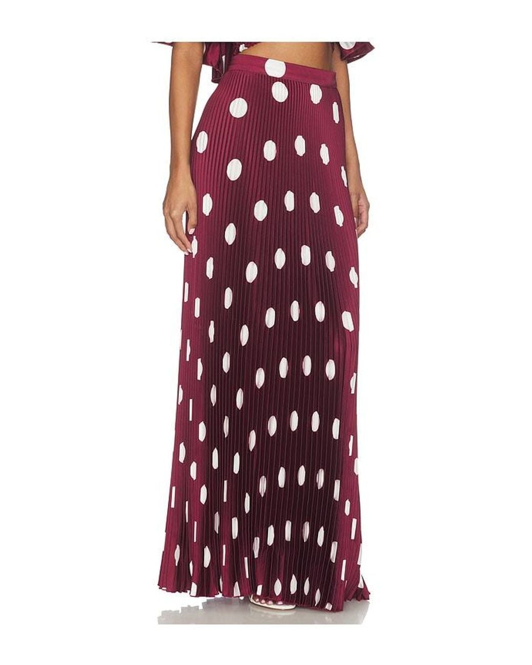 L'idée Red Gala Skirt