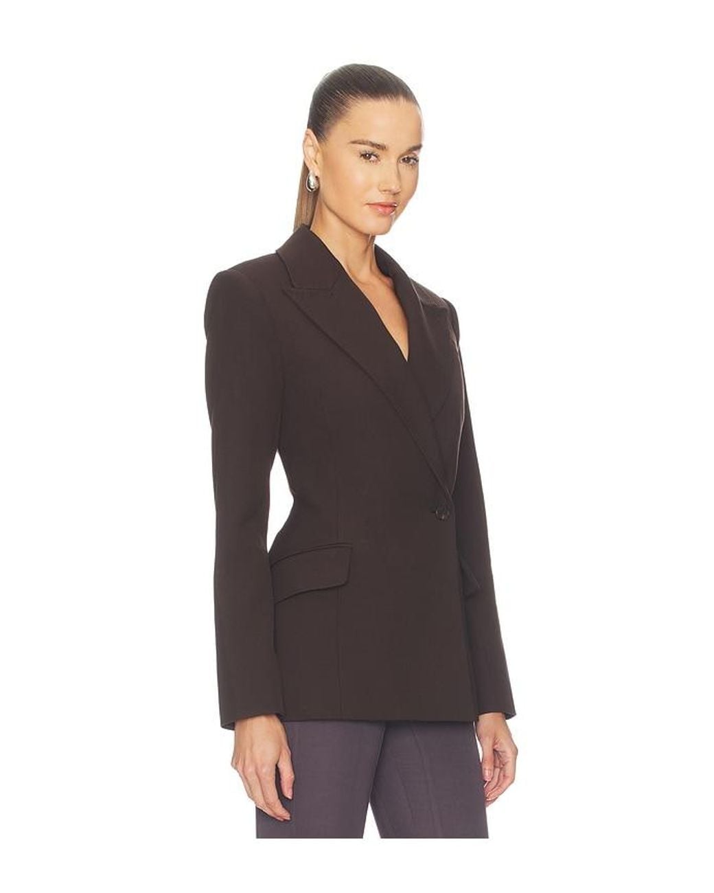 Jonathan Simkhai Black Surabhi Hourglass Blazer