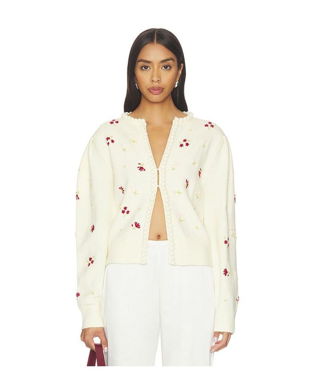 MAJORELLE Natural Talia Cardigan