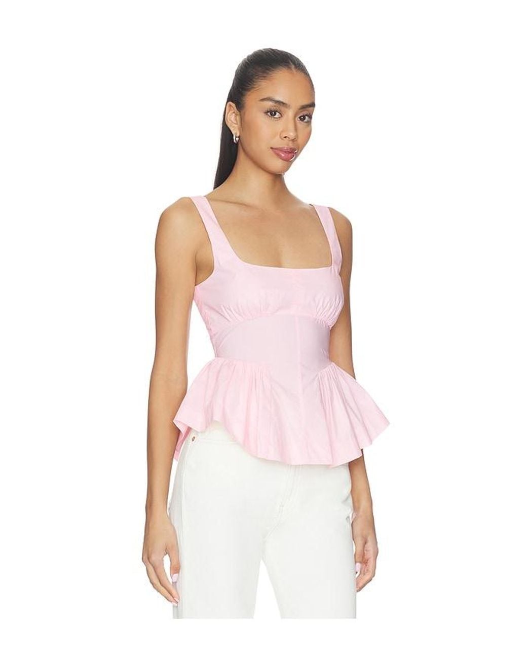 Lovers + Friends Pink Victoria Top