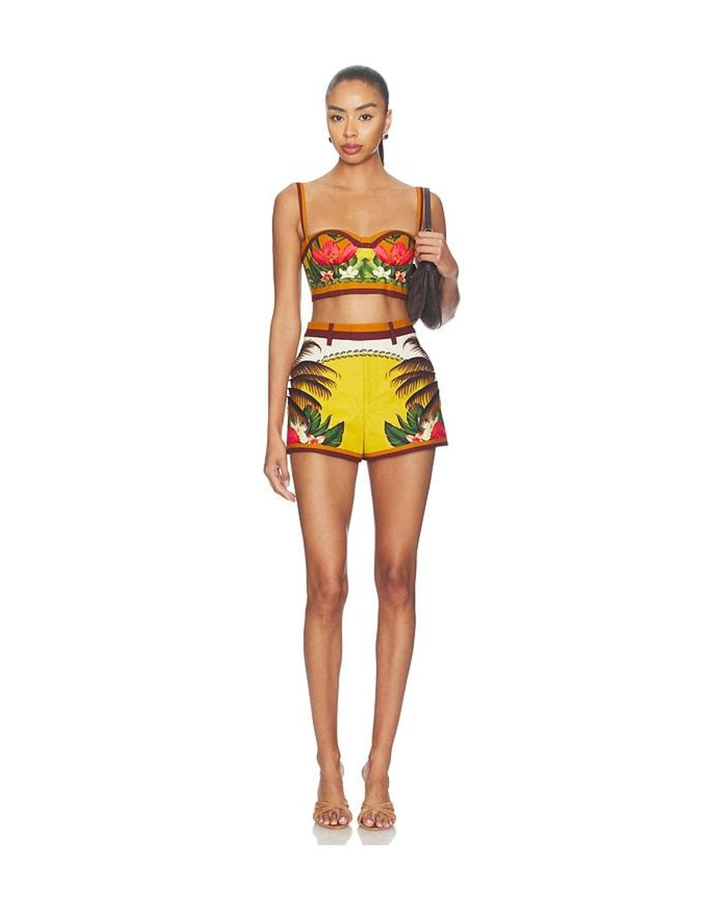 retroféte Yellow Tansie Short