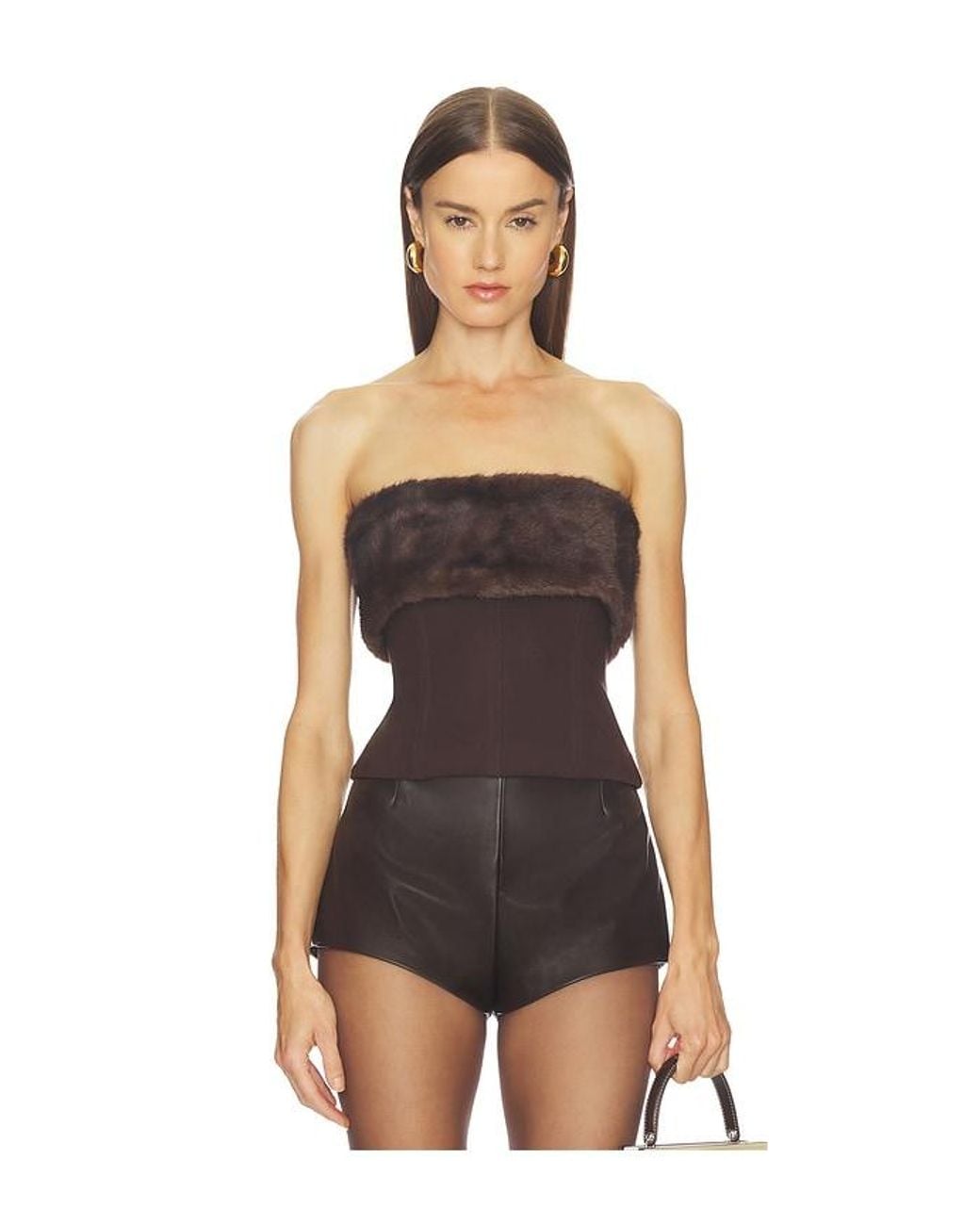Camila Coelho Black Isadora Top
