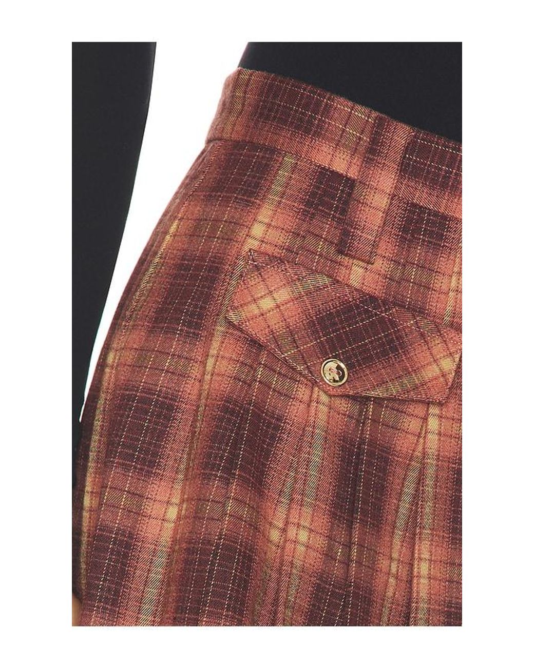 Elodie the Label Multicolor Henrietta Pleated Plaid Skirt