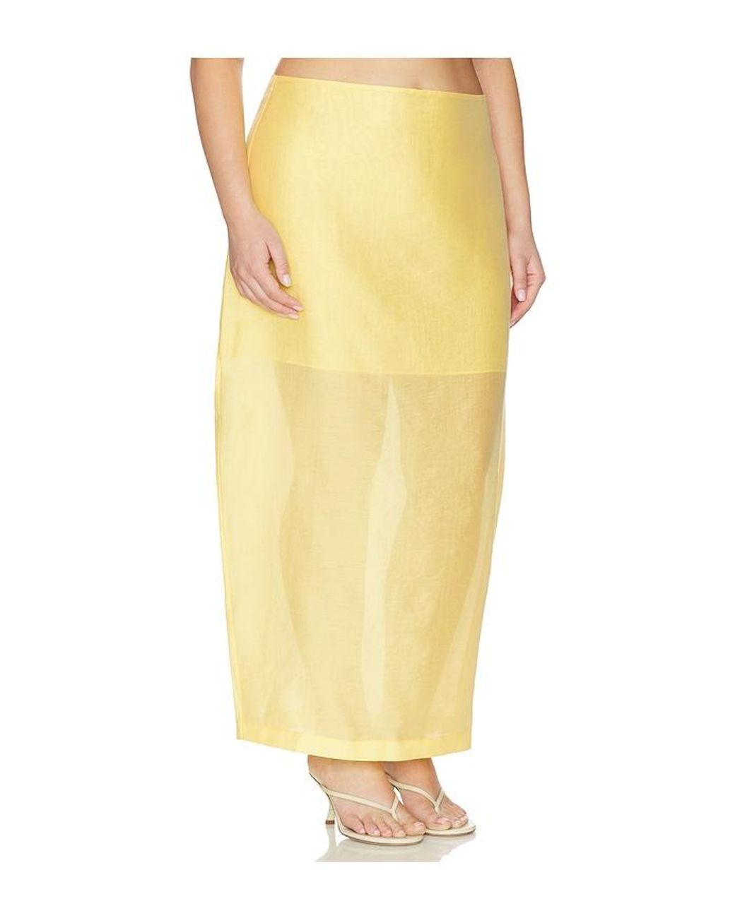L'academie Yellow 'Academie Perla Skirt