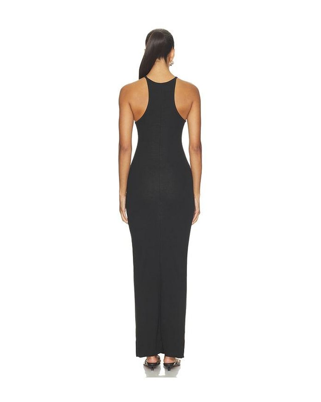 WAO Black Maxi Tank Dress
