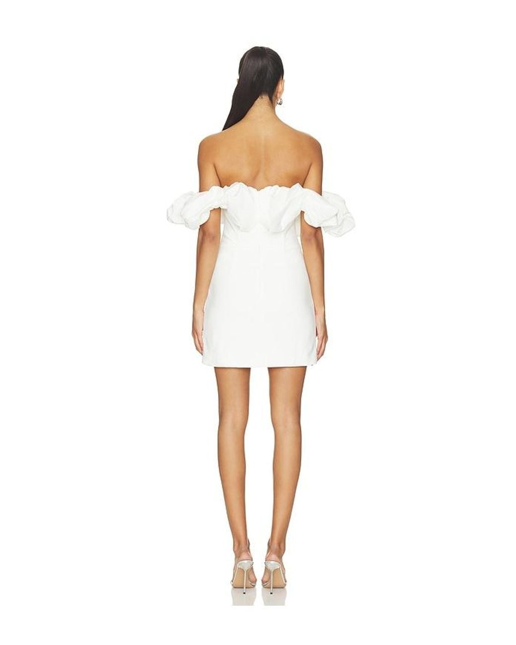 Elliatt White Solae Mini Tulip Dress