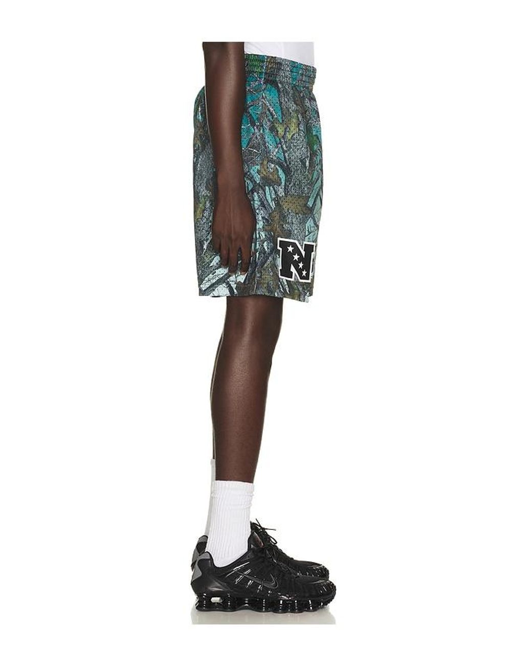 Mitchell & Ness Blue Nfl Philadelphia Eagles Quiet Blaze 7 Mesh Shorts for men